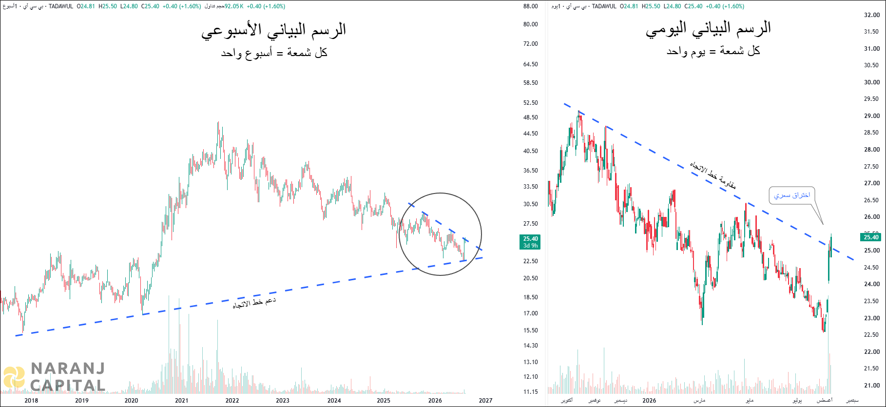 Basic Chemical Industries - Technical Analysis chart on Daily Price and Volume